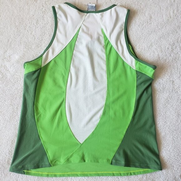 NIKE Women's Dri-Fit Tennis Tank - Lime Green/Green/White - XXL - Picture 4 of 5